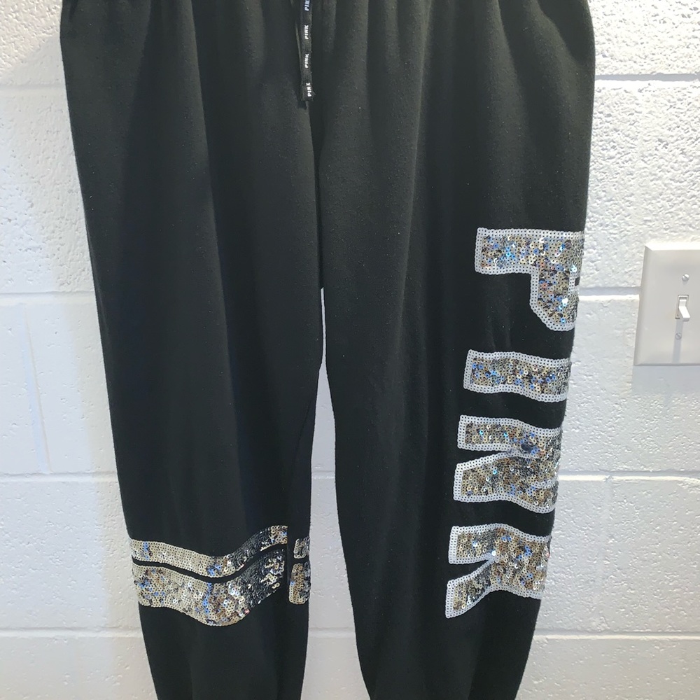 Pink sweatpants